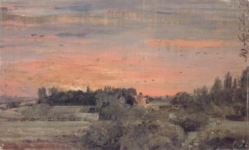 John Constable View towards the rectory France oil painting art